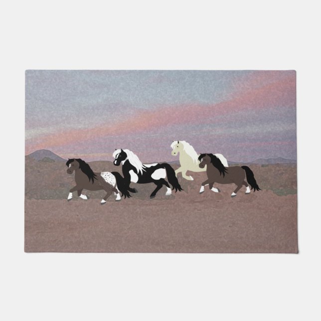 Felpudo Ponies Door Mat (Anverso)
