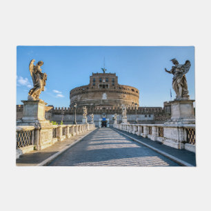 Felpudo Ponte y Castillo Sant'Angelo - Roma, Italia
