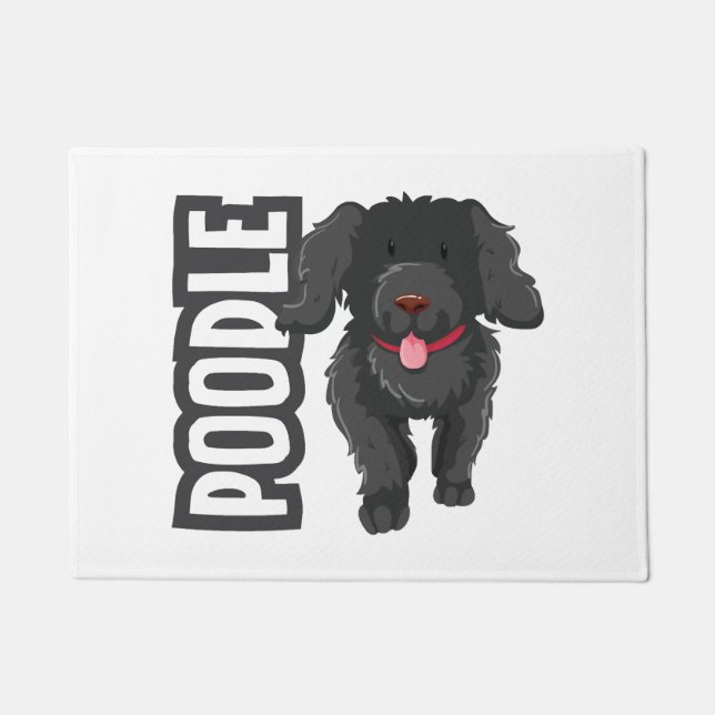 Felpudo Poodle (Anverso)