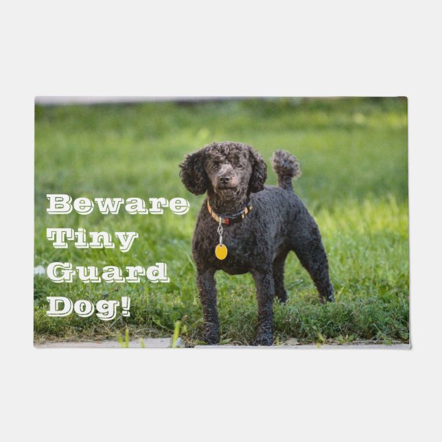 Felpudo Poodle (Anverso)