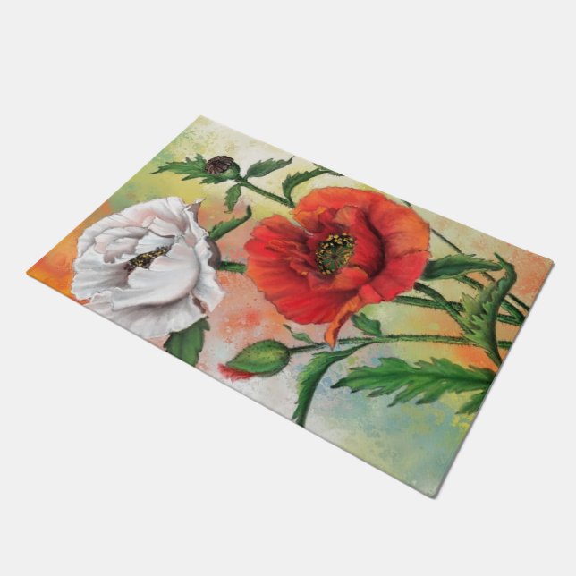 Felpudo Poppies Doormat (Angular)