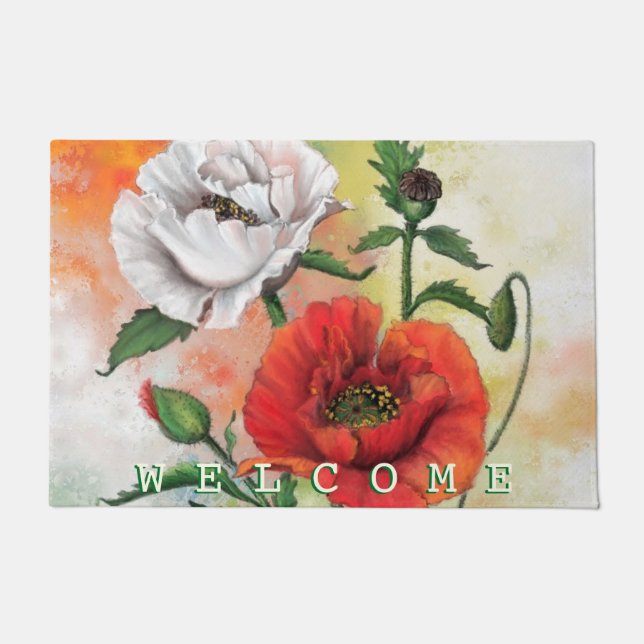 Felpudo Poppies Doormat (Anverso)