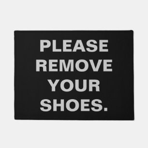FELPUDO POR FAVOR, ELIMINE SUS ZAPATOS