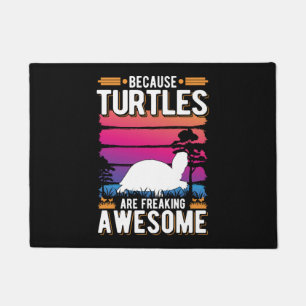 Felpudo Porque las tortugas son asombrosas tortugas
