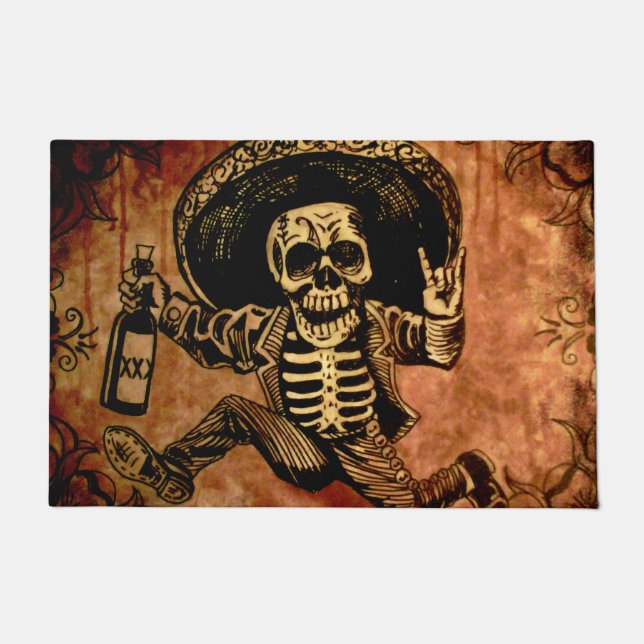 Felpudo Posada Skeleton Bandit (Anverso)