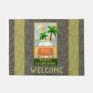 Felpudo Poster: Travel California Doormat