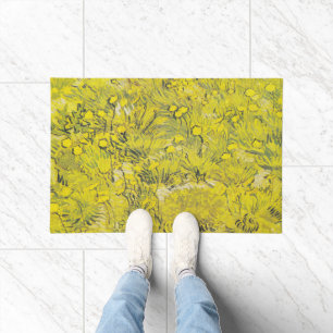 Felpudo Prado de Van Gogh - Flores silvestres de color ama