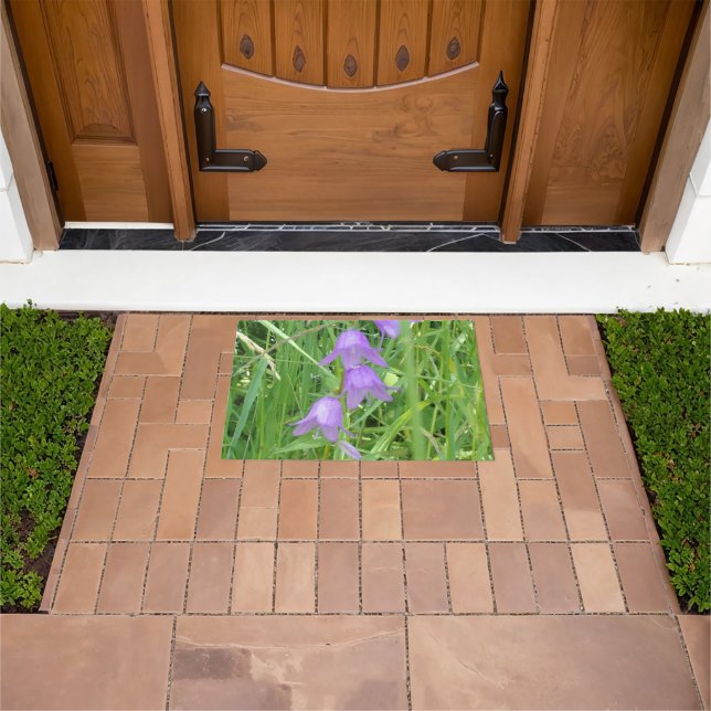 Felpudo Precious Purple Bell Flowers Doormat (Exterior)