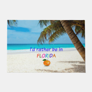 Felpudo Preferiría estar en Florida,