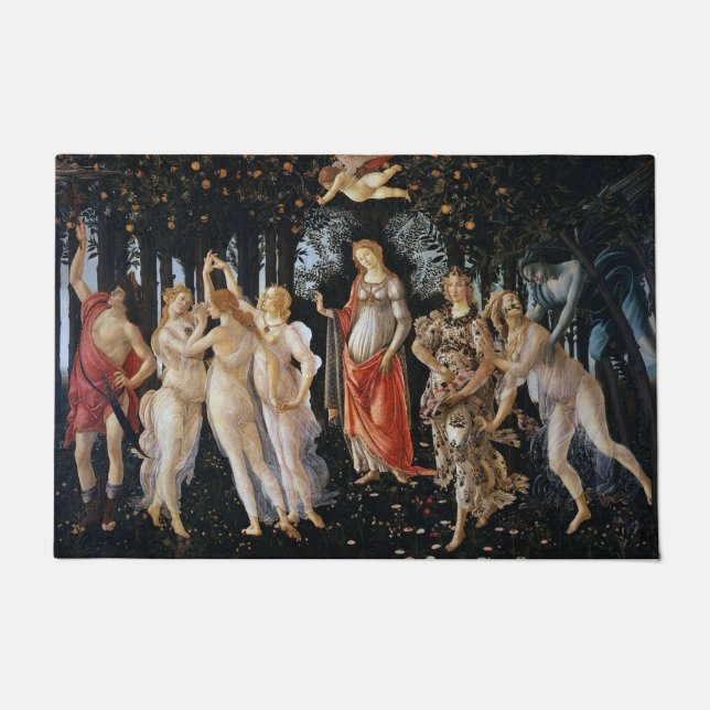 Felpudo Primavera, Sandro Botticelli (Anverso)