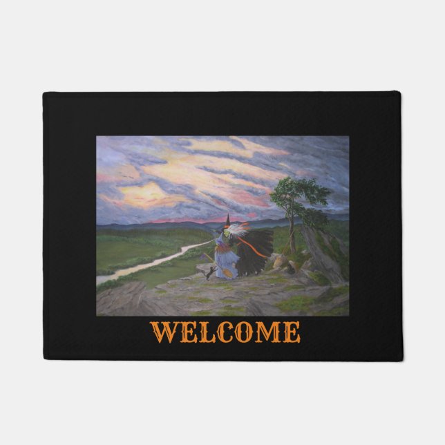 Felpudo "¡Primer vuelo!" (Anverso)