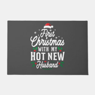 Felpudo Primera Navidad con mi nuevo y caliente regalo de 