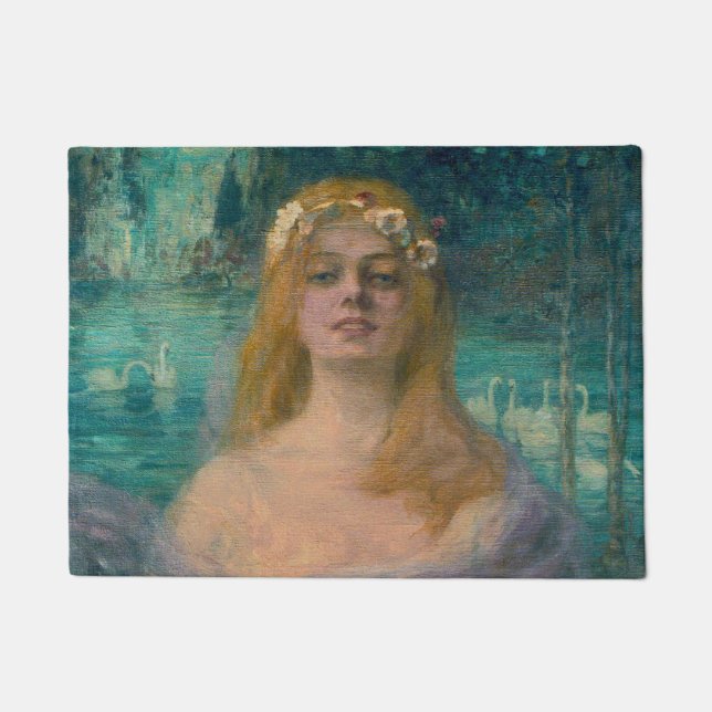 Felpudo Princesa del lago de hadas (por Kimon Loghi) (Anverso)