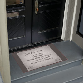 Felpudo Principios de plata y grises de Reiki