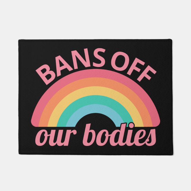 Felpudo Pro Aborto - Prohibición de nuestros cuerpos II (Anverso)