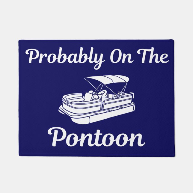 Felpudo Probablemente En El Pontoon Doormat (Anverso)