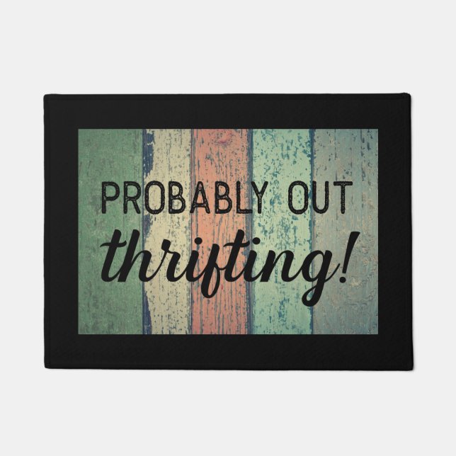 Felpudo Probablemente fuera de Thrifles (Anverso)