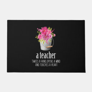Felpudo Profesora de Regalos Un Profesor Toma La Mano