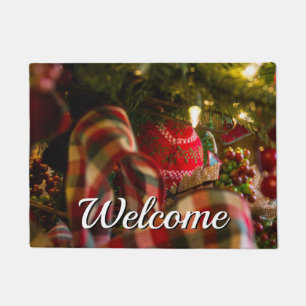 Felpudo Profundidad De Un Doormat De Bienvenida De Árbol D
