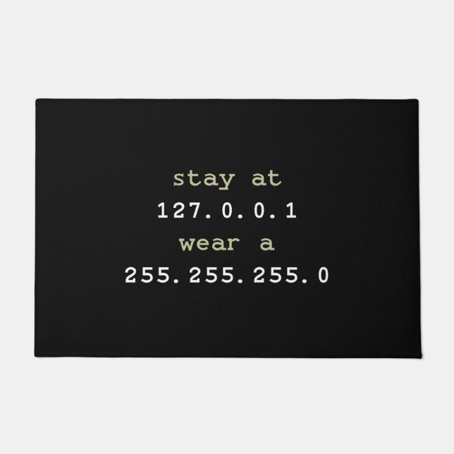 Felpudo Programación divertida para codificador - Doormat  (Anverso)