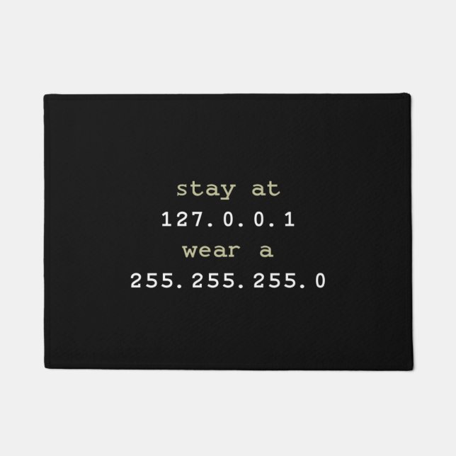 Felpudo Programación divertida para codificador - Doormat  (Anverso)