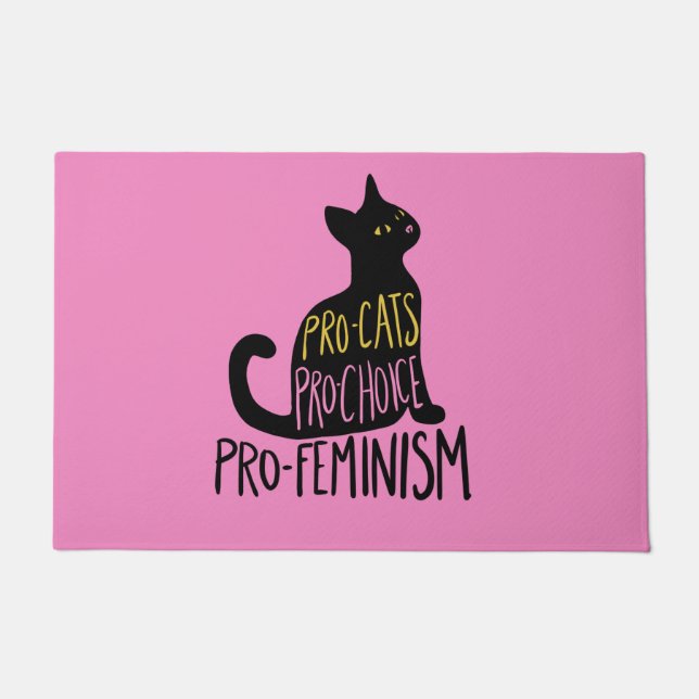 Felpudo Progresistas Pro-elección pro-feminismo (Anverso)