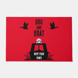 Felpudo Propietario de canalboat de lancha estrecha