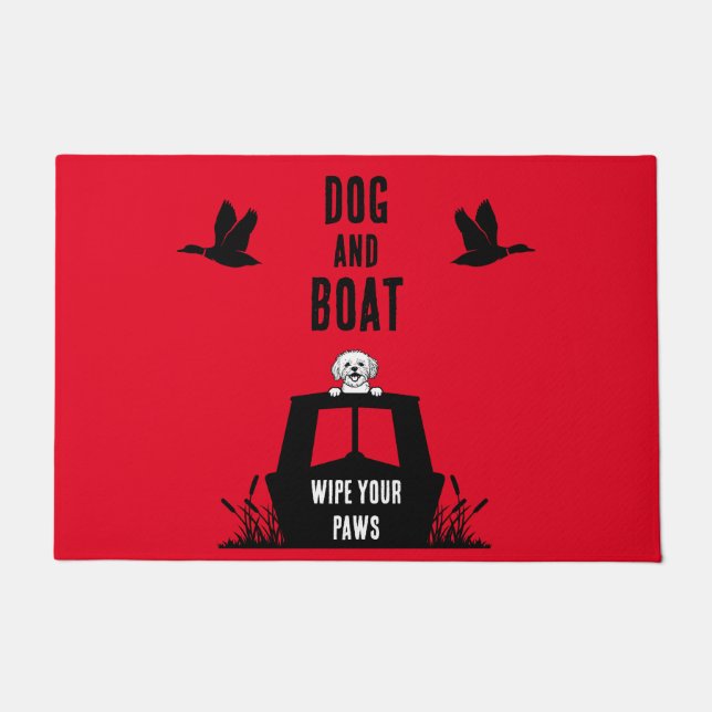 Felpudo Propietario de canalboat de lancha estrecha (Anverso)