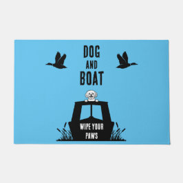 Felpudo Propietario de canalboat de lancha estrecha