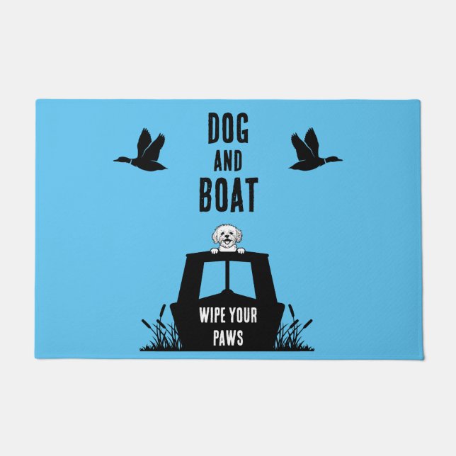 Felpudo Propietario de canalboat de lancha estrecha (Anverso)