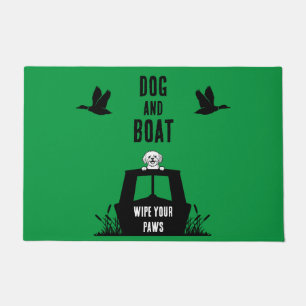 Felpudo Propietario de canalboat de lancha estrecha