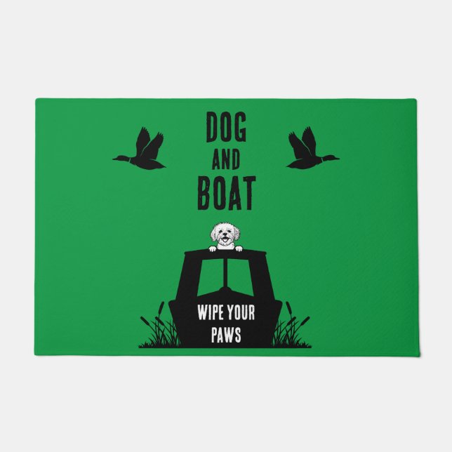 Felpudo Propietario de canalboat de lancha estrecha (Anverso)