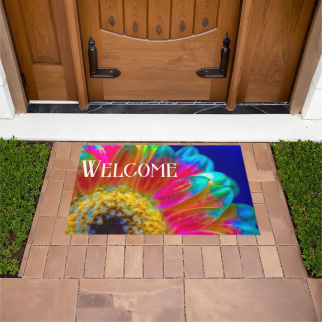 Felpudo Psicodelia Daisy Doormat (Exterior)