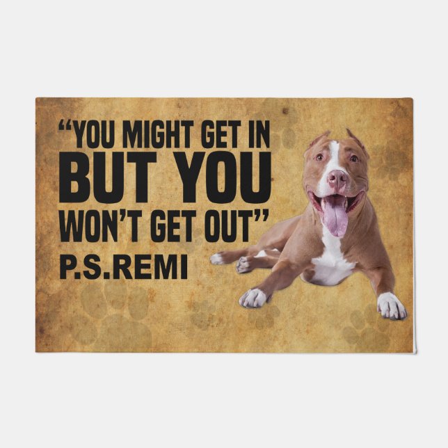 Felpudo Puedes entrar pero no saldrás de Doormat (Anverso)