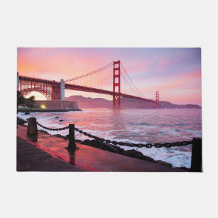 Felpudo Puente Golden Gate, fotografía panorámica,