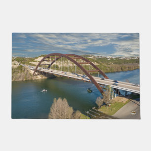 Felpudo Puente Pennybacker Austin, Texas, Río Colorado