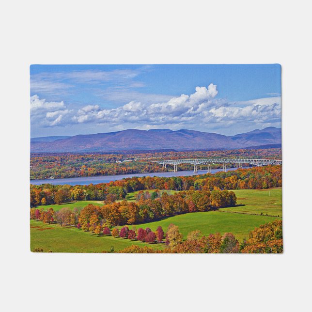 Felpudo Puente Rhinecliff en otoño (Anverso)