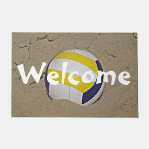 FELPUDO PUERTA DE FOTO DE VOLEIBOL DE PLAYA