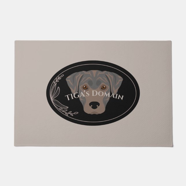 Felpudo Puerta de personalizable de TIGA (Anverso)