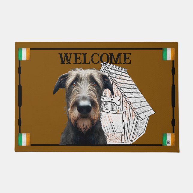 Felpudo Puerta del lobo irlandés Mat (Anverso)