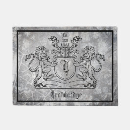 Felpudo Puerta Mat Escudo de Leones Reales