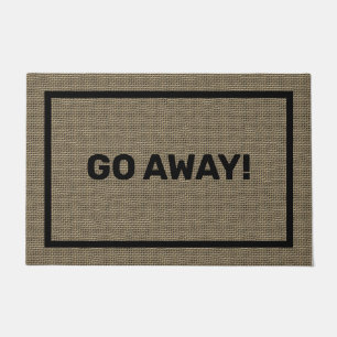 Felpudo Puerta Mat Go Away Grande