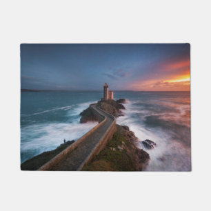 Felpudo Puesta del sol Plouzané el Finistère, Bretaña