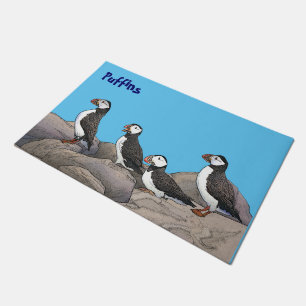 Felpudo Puffins atlánticos