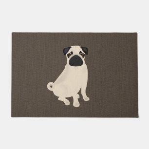 Felpudo Pug Doormat