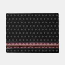 Puntos de polka negros y grises