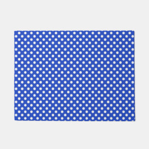 Felpudo Puntos de Polka Royal Blue Combination de STaylor