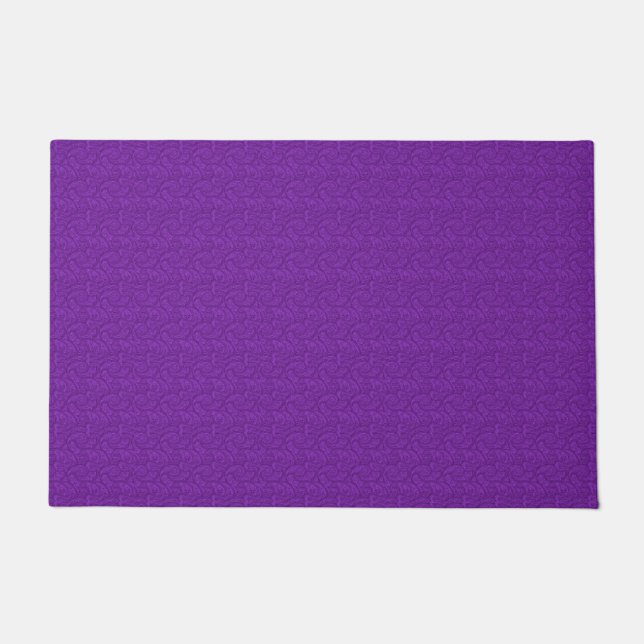 Felpudo Purple Paisley (Anverso)