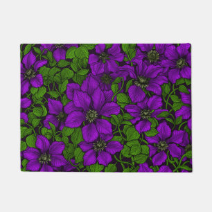 Felpudo Púrpura Clematis