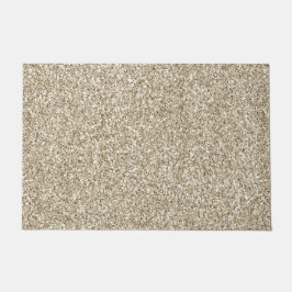 Felpudo Purpurina Glitzy Gold de Champagne